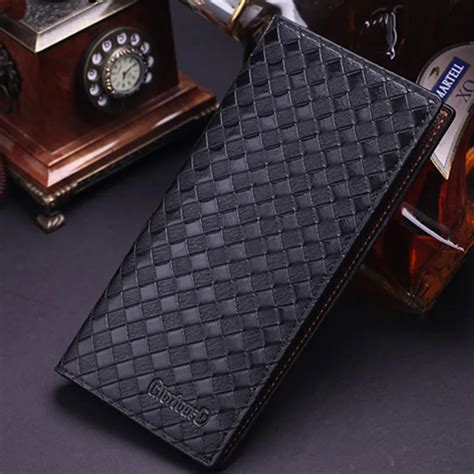 luxury men's long wallets